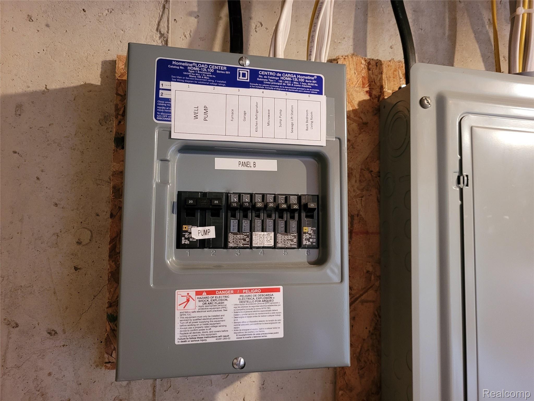 7283 Frith Road St. Clair, MI 48079 - Photo 37 of 66 Generator switch.jpg