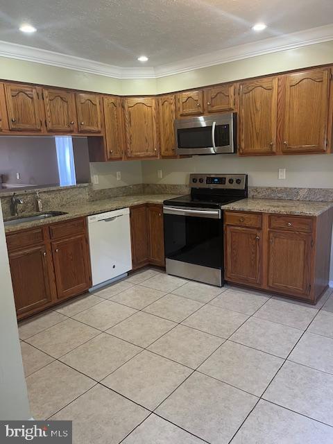 Kitchen with granite