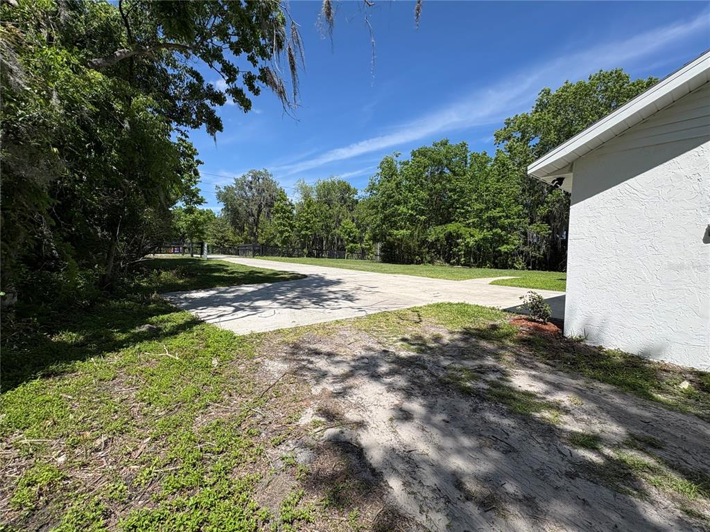 2110 Northwest 100th Street Ocala, FL 34475 - Photo 37 of 44 a view of a yard with plants and a trees
