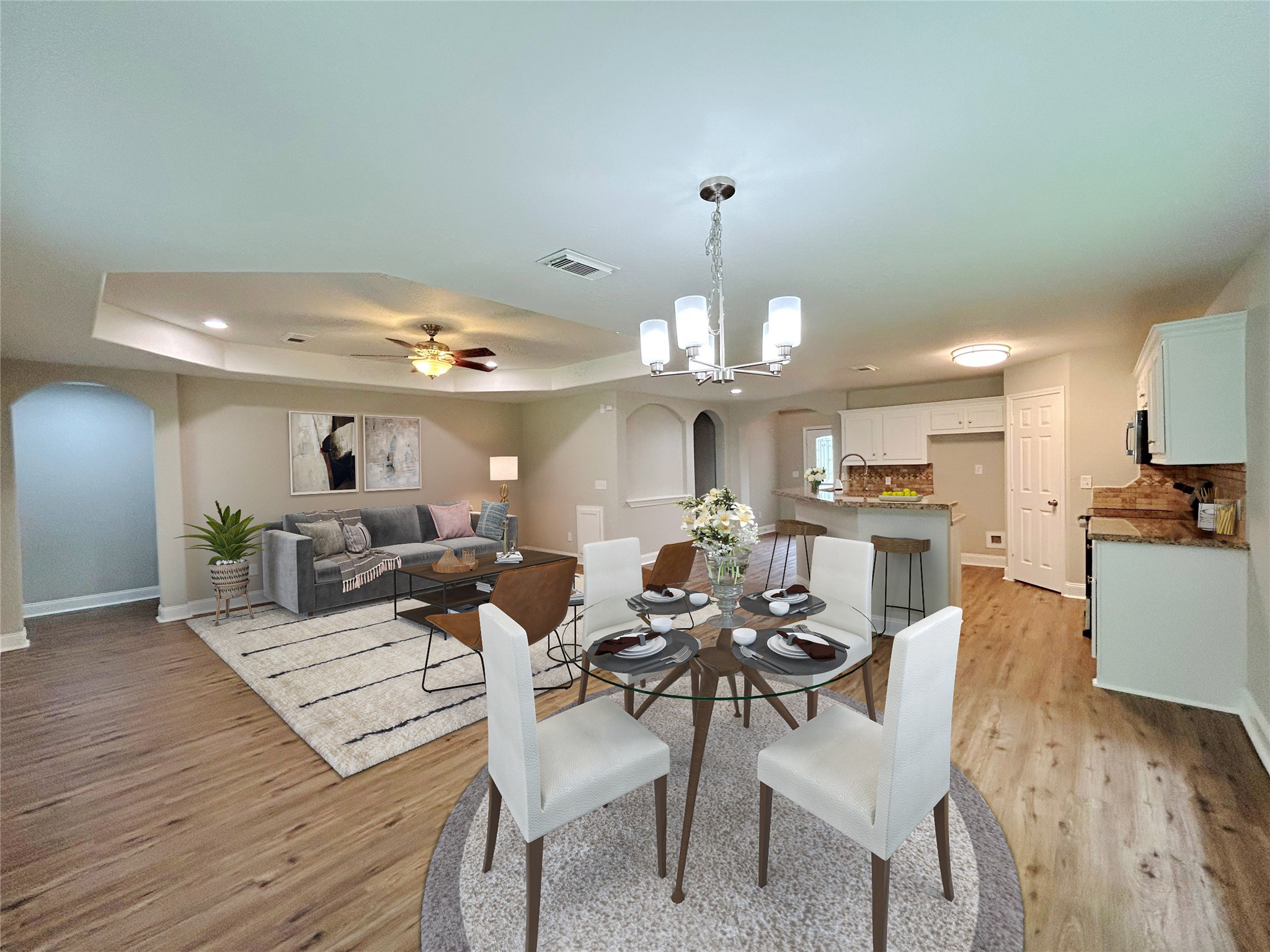 7902 Masters Manvel, TX 77578 - Photo 8 of 21 Virtual staging of the dining area and den.