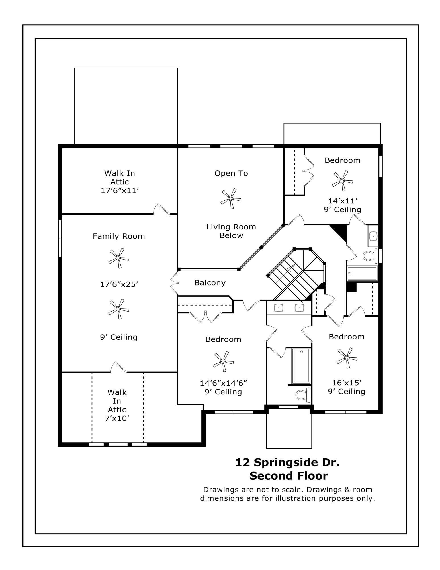 12 Springside Spring Lake Spring Lake, NC 28390 - Photo 35 of 35 2nd floor plan