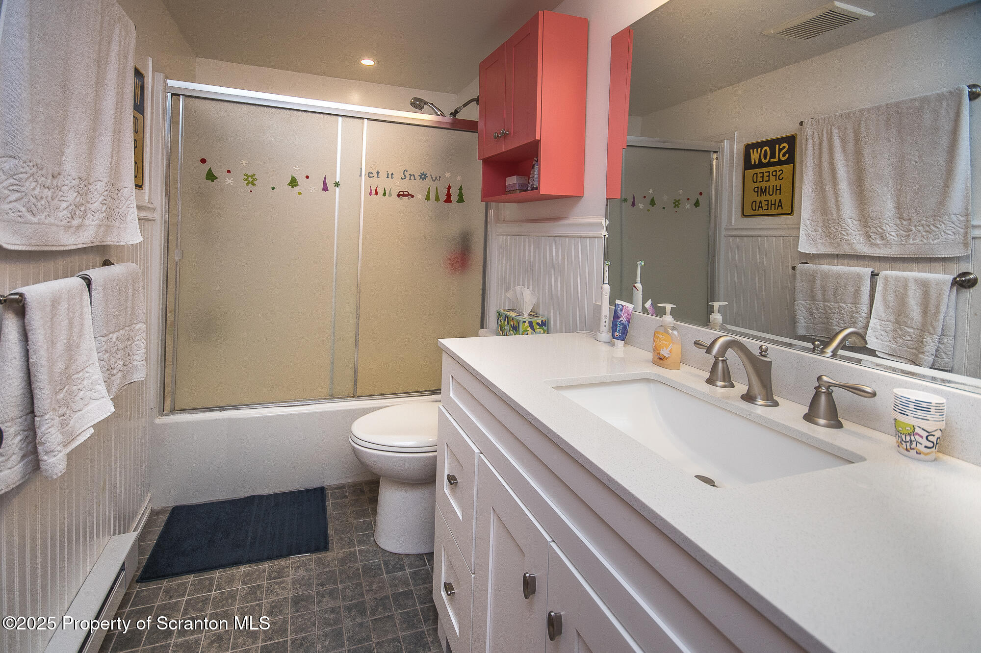 260 Baylors Lake Road Fleetville, PA 18420 - Photo 39 of 69 a bathroom with a sink toilet and shower