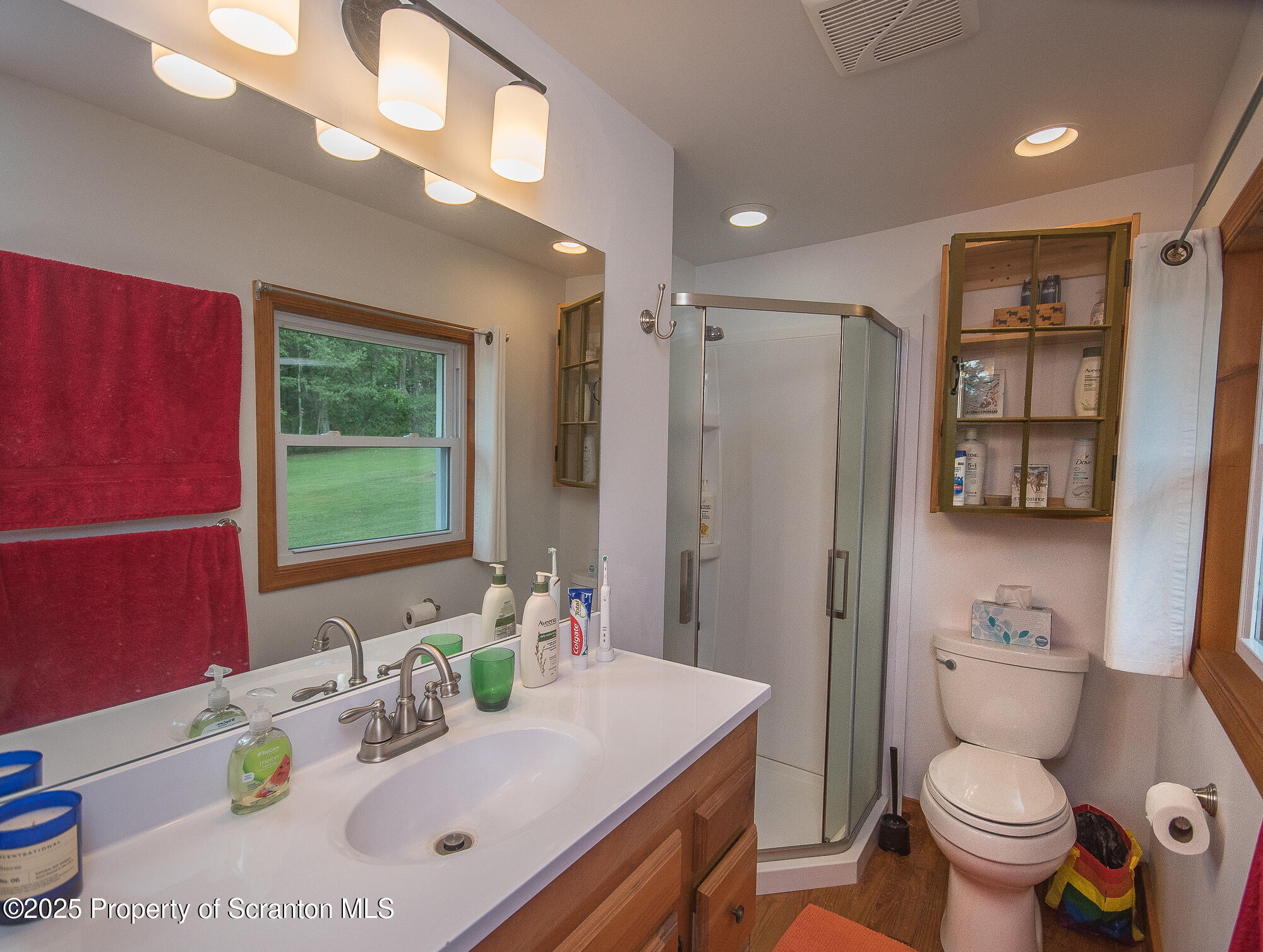 260 Baylors Lake Road Fleetville, PA 18420 - Photo 47 of 69 a bathroom with a sink toilet tub and shower