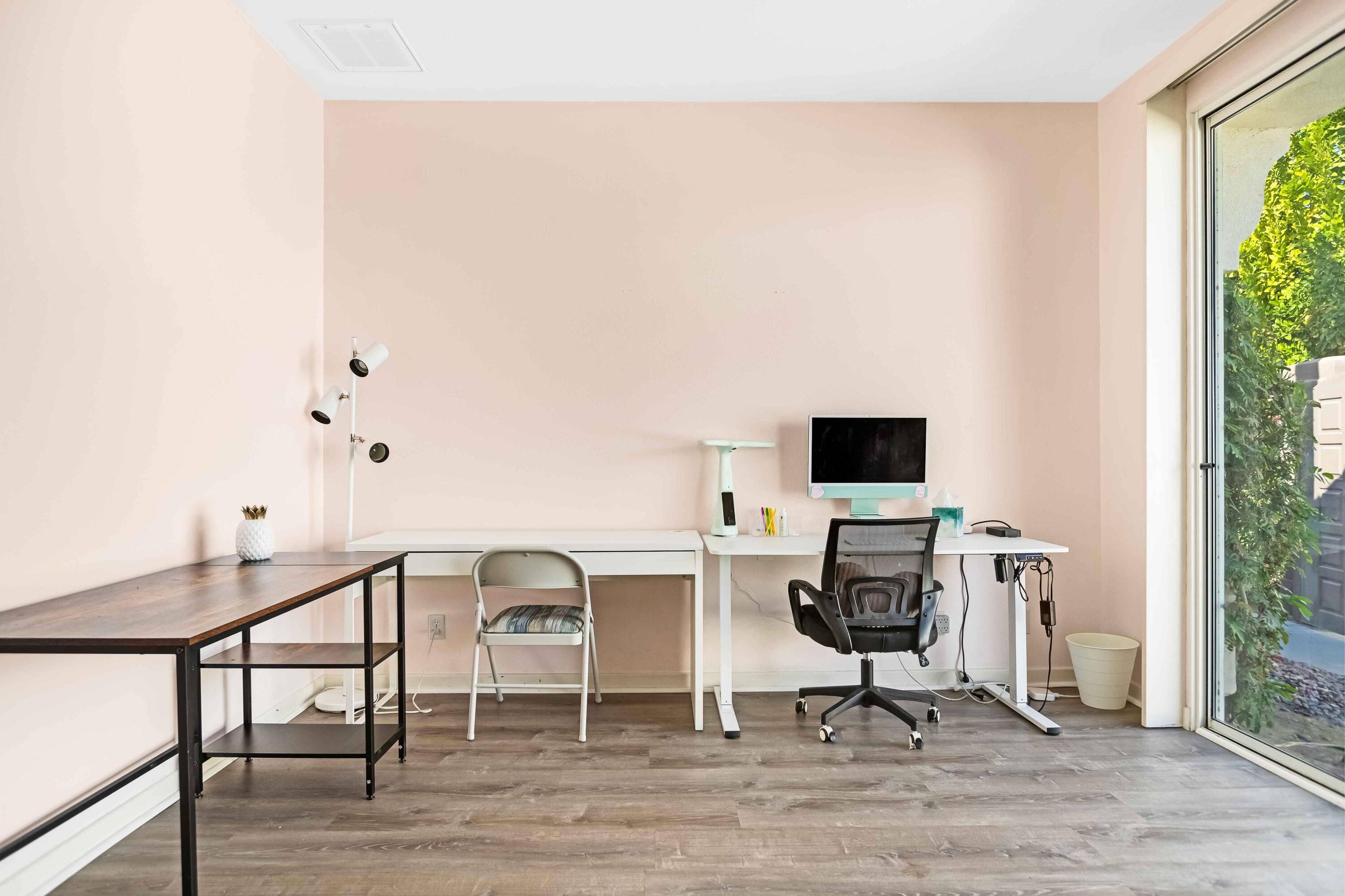 57600 Interlachen La Quinta, CA 92253 - Photo 39 of 87 a view of a workspace with furniture and a window