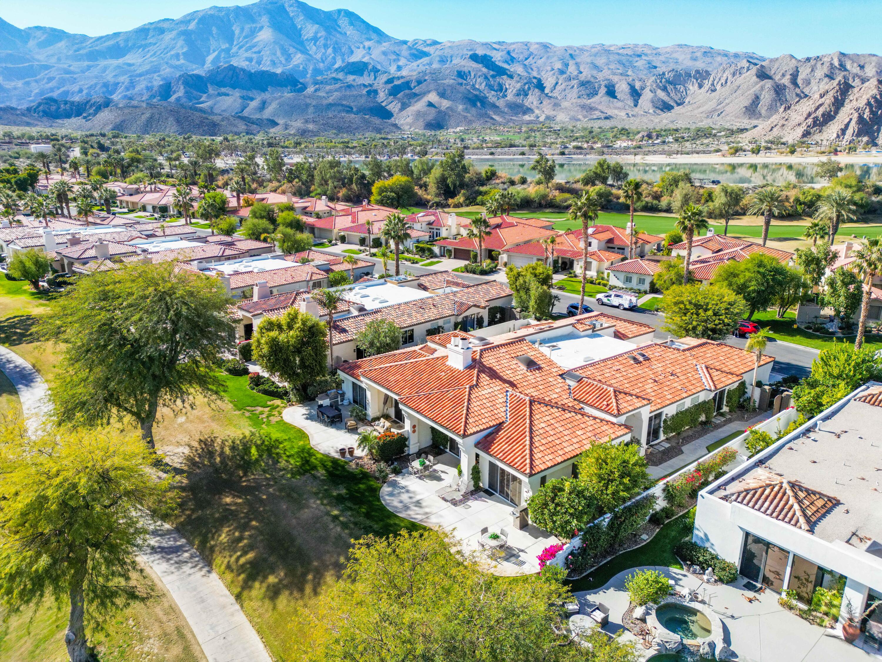 57600 Interlachen La Quinta, CA 92253 - Photo 5 of 87 an aerial view of residential houses and outdoor space
