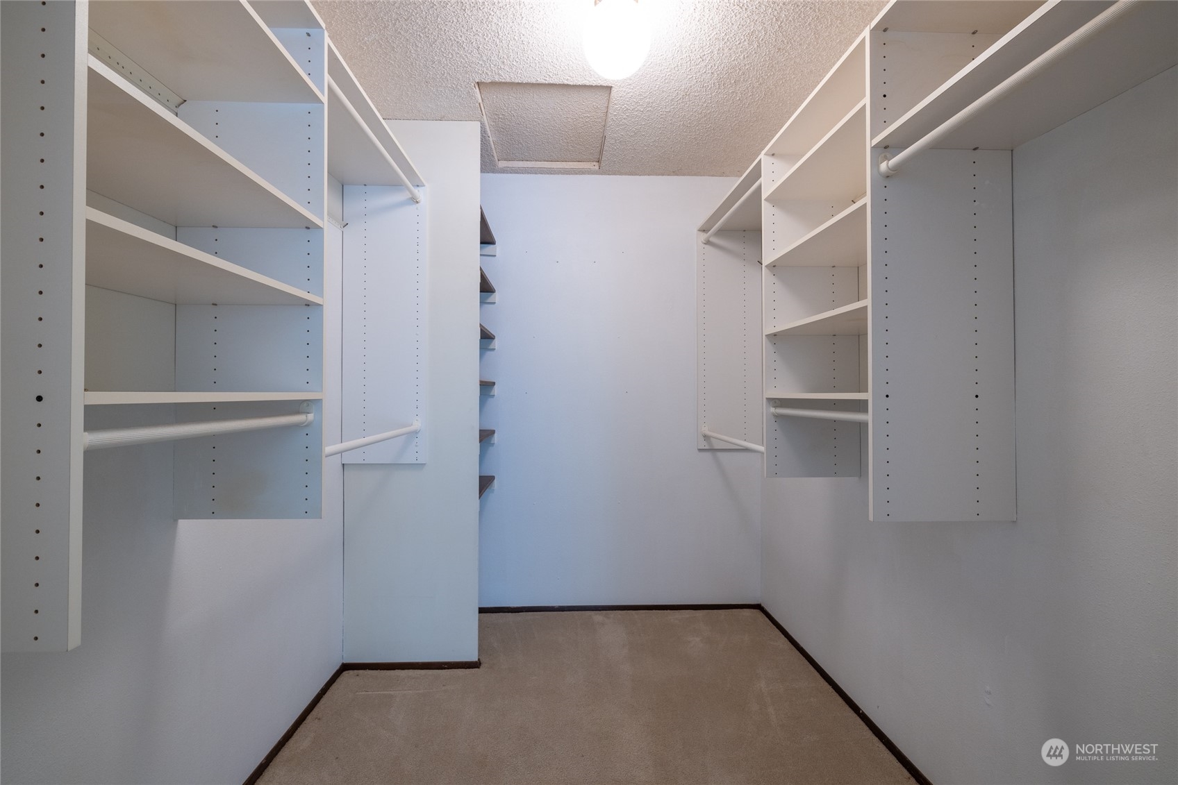 828 Lucas Creek Road Chehalis, WA 98532 - Photo 25 of 36 a view of walk in closet with empty racks