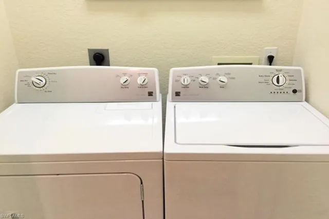 a close view of utility room