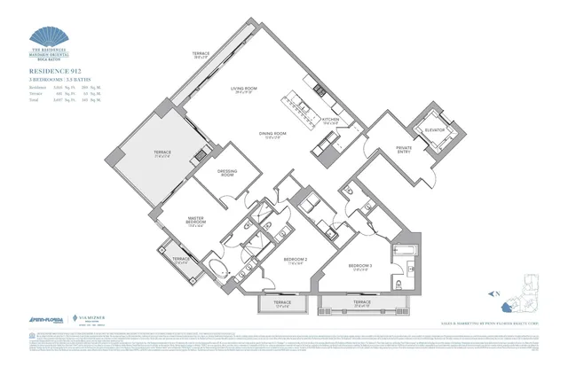 $6,750,000 | 105 East Camino Real, Unit 912, Boca Raton, FL 33432