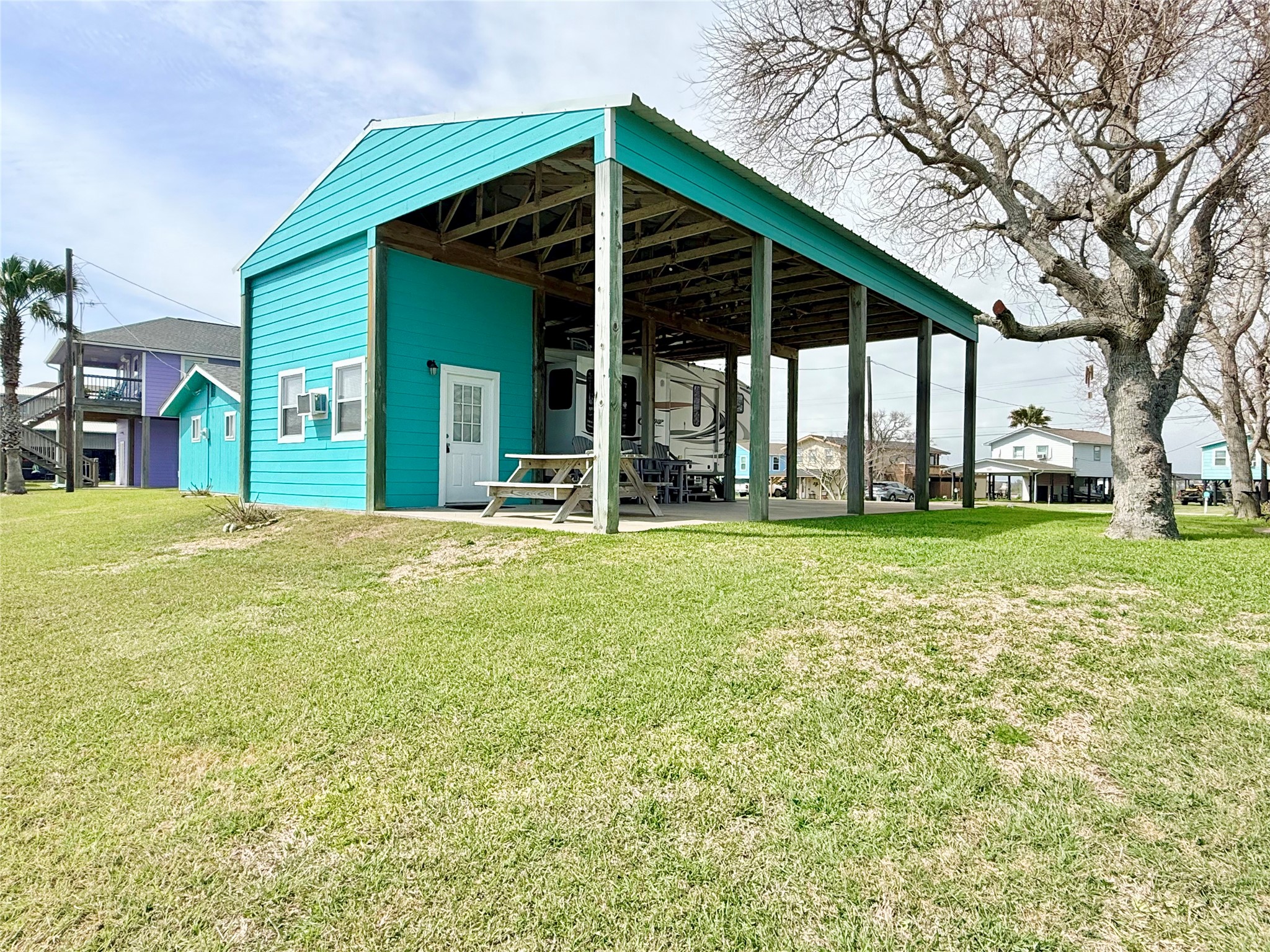 Lot 49-blk Sec 3 County Road 201 Sargent, TX 77414 - Photo 15 of 30 a view of a house with a yard