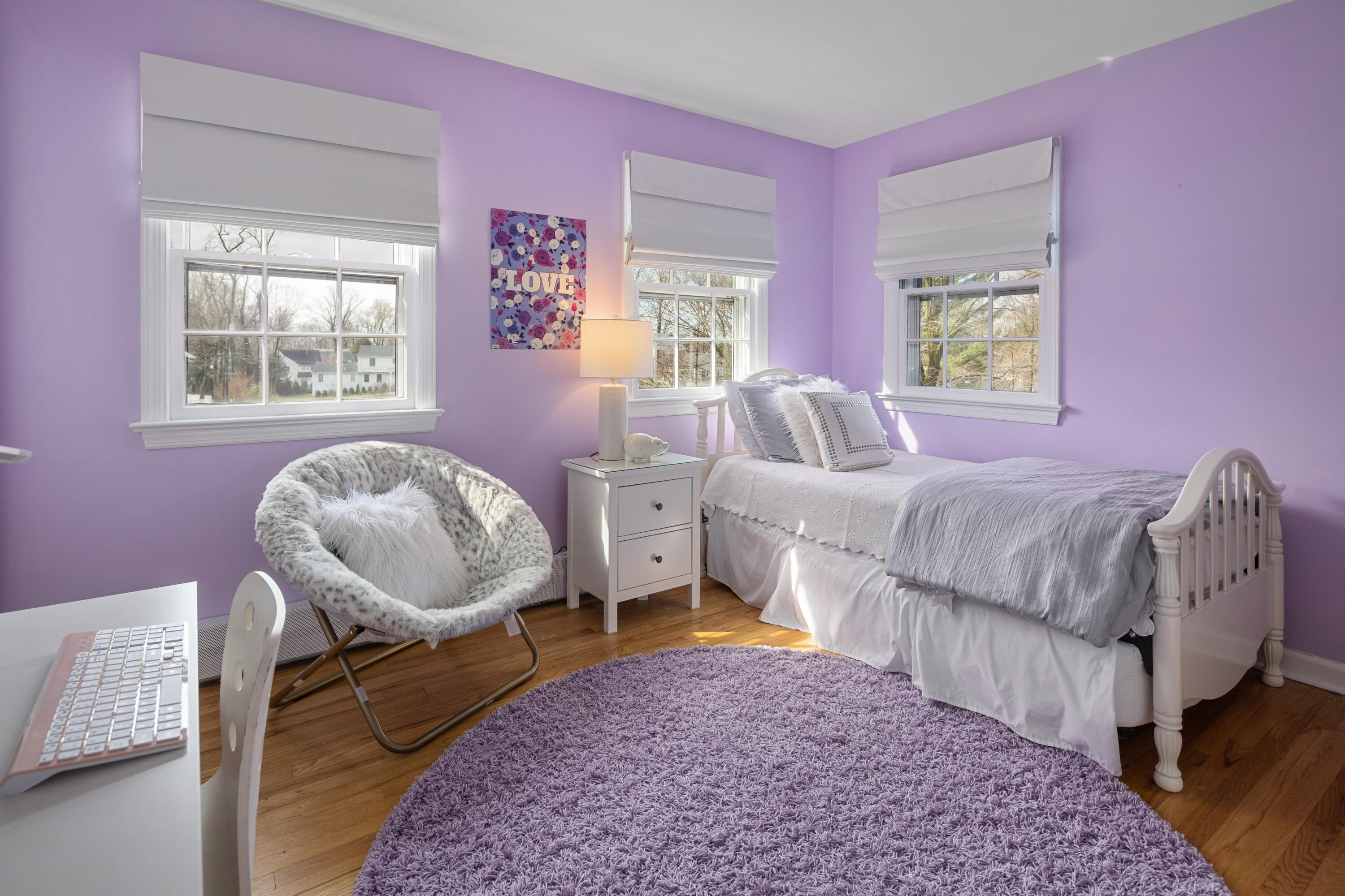 9 Duffy's Lane Darien, CT 06820 - Photo 25 of 42 a bed room with a bed and a chair