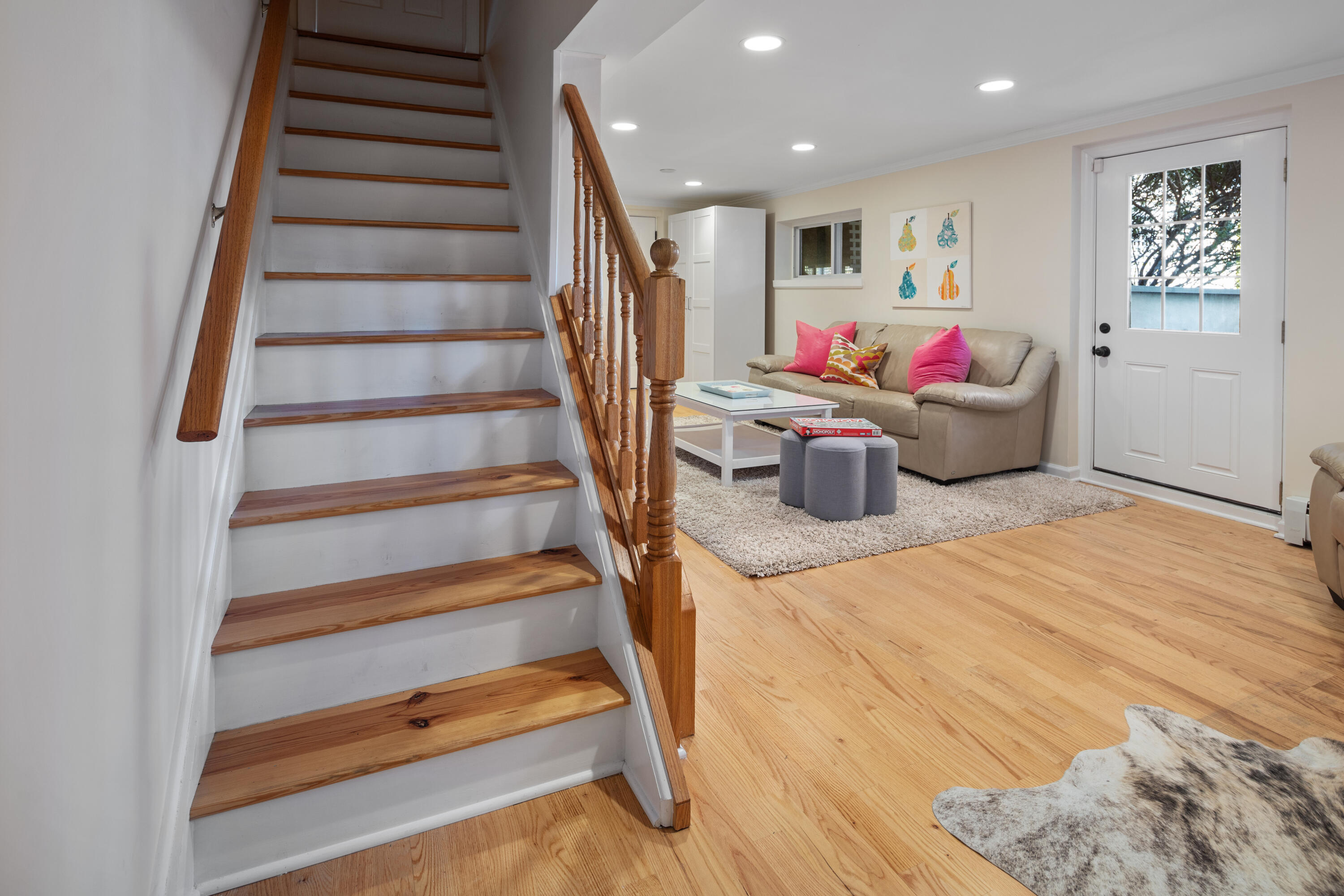 9 Duffy's Lane Darien, CT 06820 - Photo 30 of 42 a room with lots of white furniture and a rug