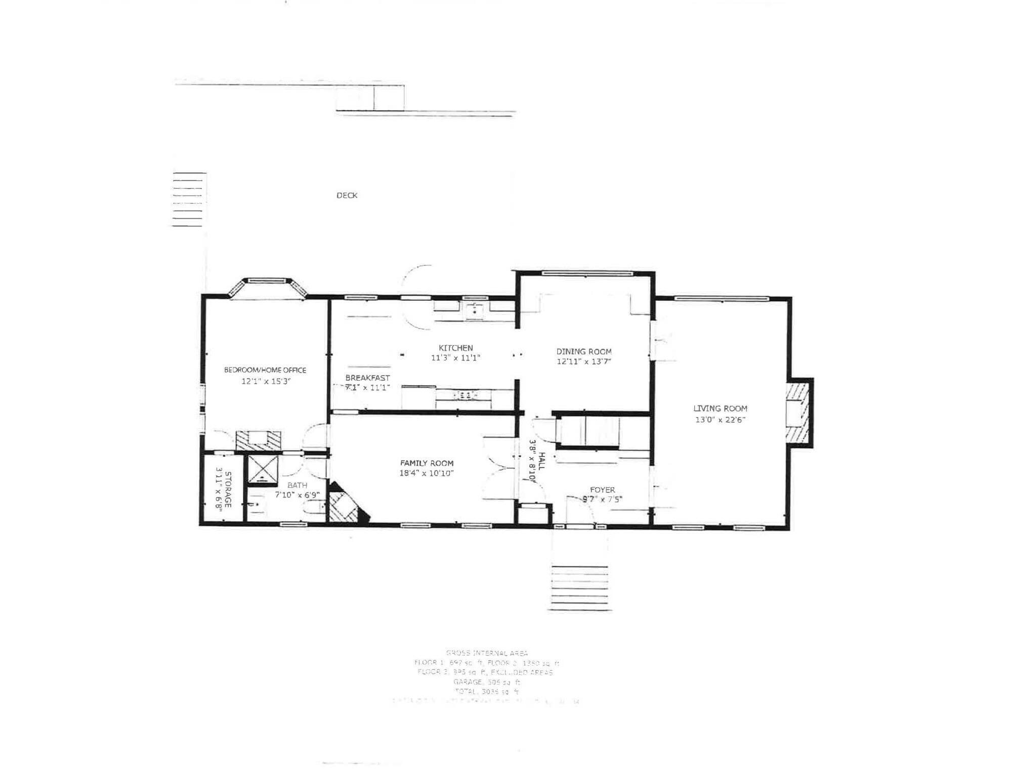 9 Duffy's Lane Darien, CT 06820 - Photo 41 of 42 a picture of floor plan