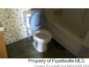 6237 Sandy Creek Road Stedman, NC 28391 - Photo 13 of 17 a bathroom with a toilet and a sink