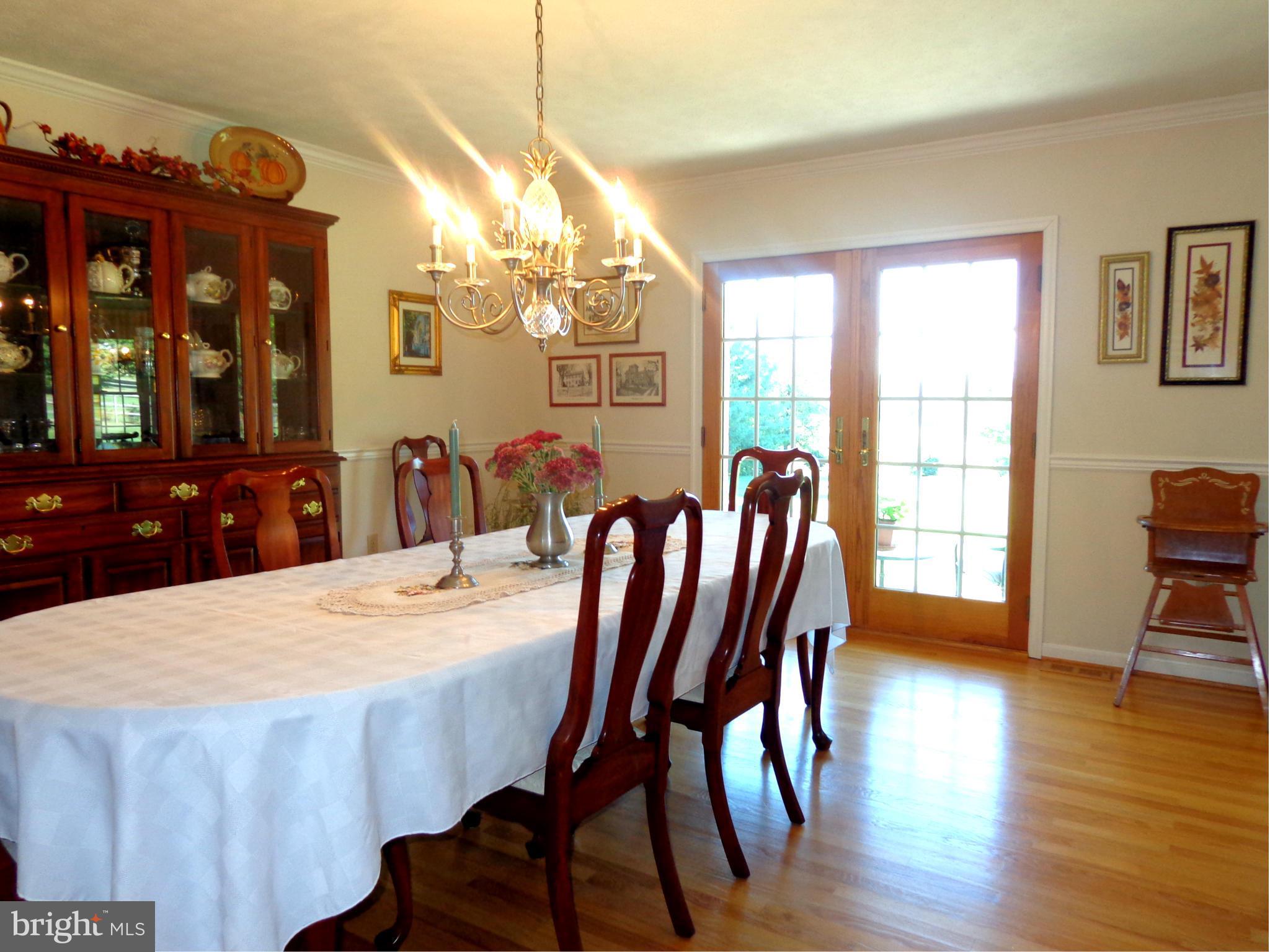2396 Cross Section Road Westminster, MD 21158 - Photo 11 of 30 Huge Dining Room w/Hardwood Floors & French Doors
