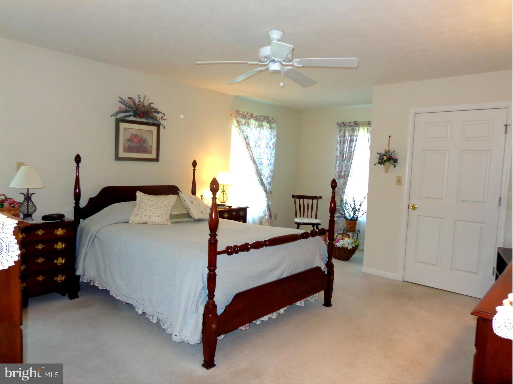 2396 Cross Section Road Westminster, MD 21158 - Photo 21 of 30 Master BR w/2 Lighted Closets & Ceiling Fan