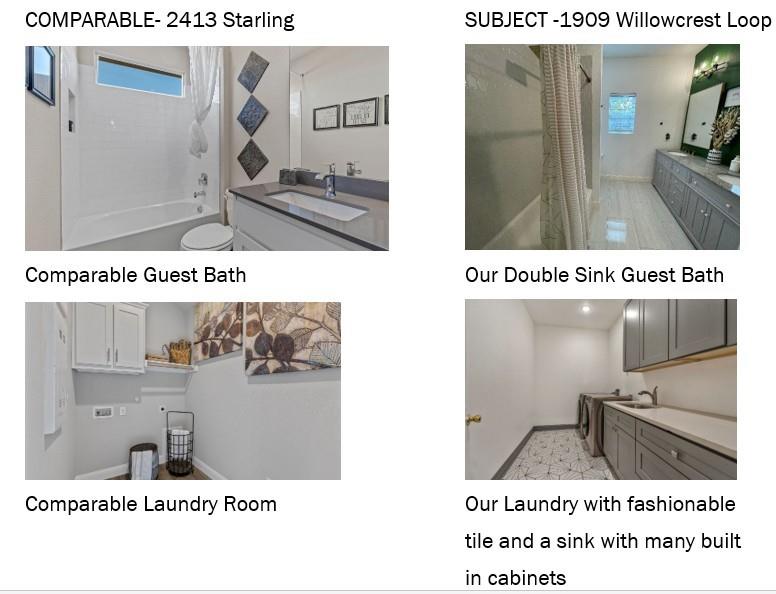 1909 Willowcrest Loop Denton, TX 76205 - Photo 37 of 40 View of a Recent Sold Comparable