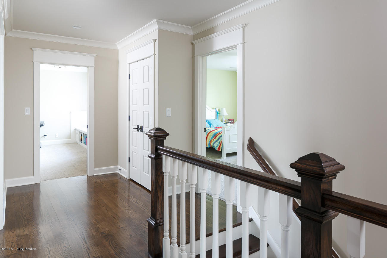 1104 Bellewood Road Anchorage, KY 40223 - Photo 36 of 63 Even the upstairs landing features lovely hardwood!