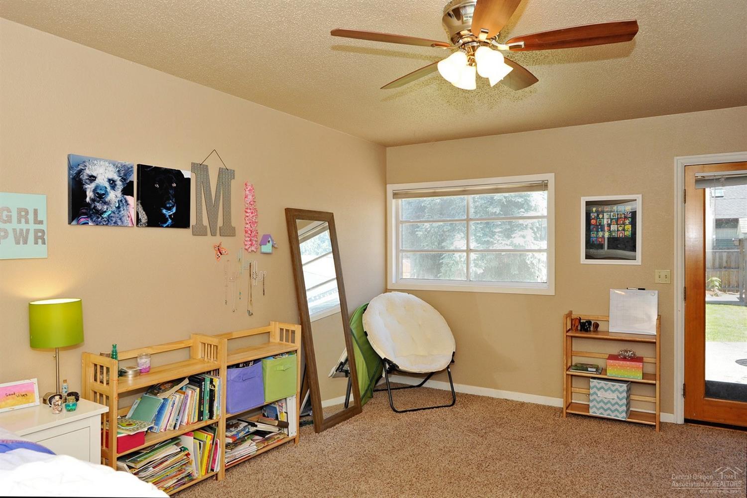 1080 Northeast Jones Road Bend, OR 97701 - Photo 19 of 22 Second bedroom has access to back patio.