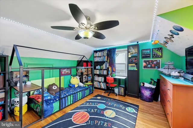 a play room with toys