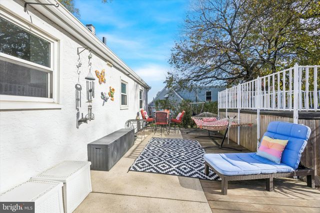 a view of a chairs with a porch