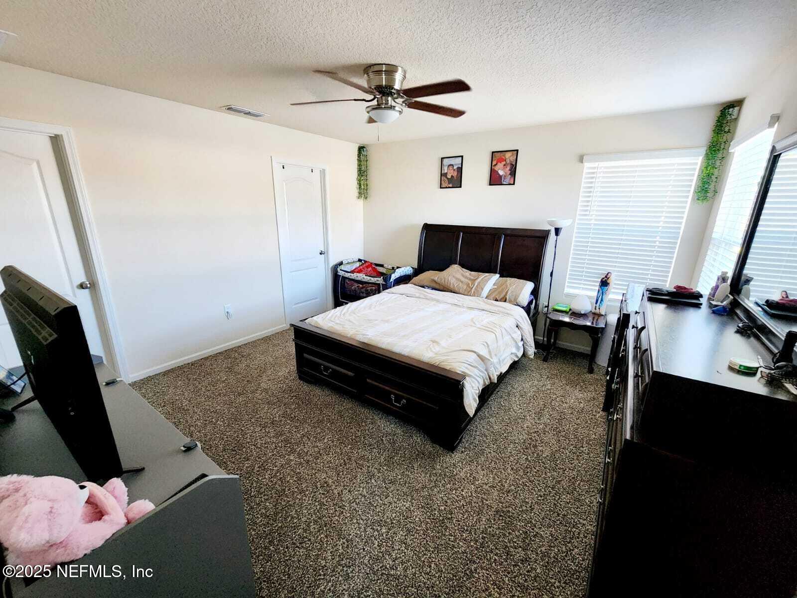 2432 Falling Star Ln Green Cove Springs Green Cove Springs, FL 32043 - Photo 22 of 24 a bed room with a bed window and a television
