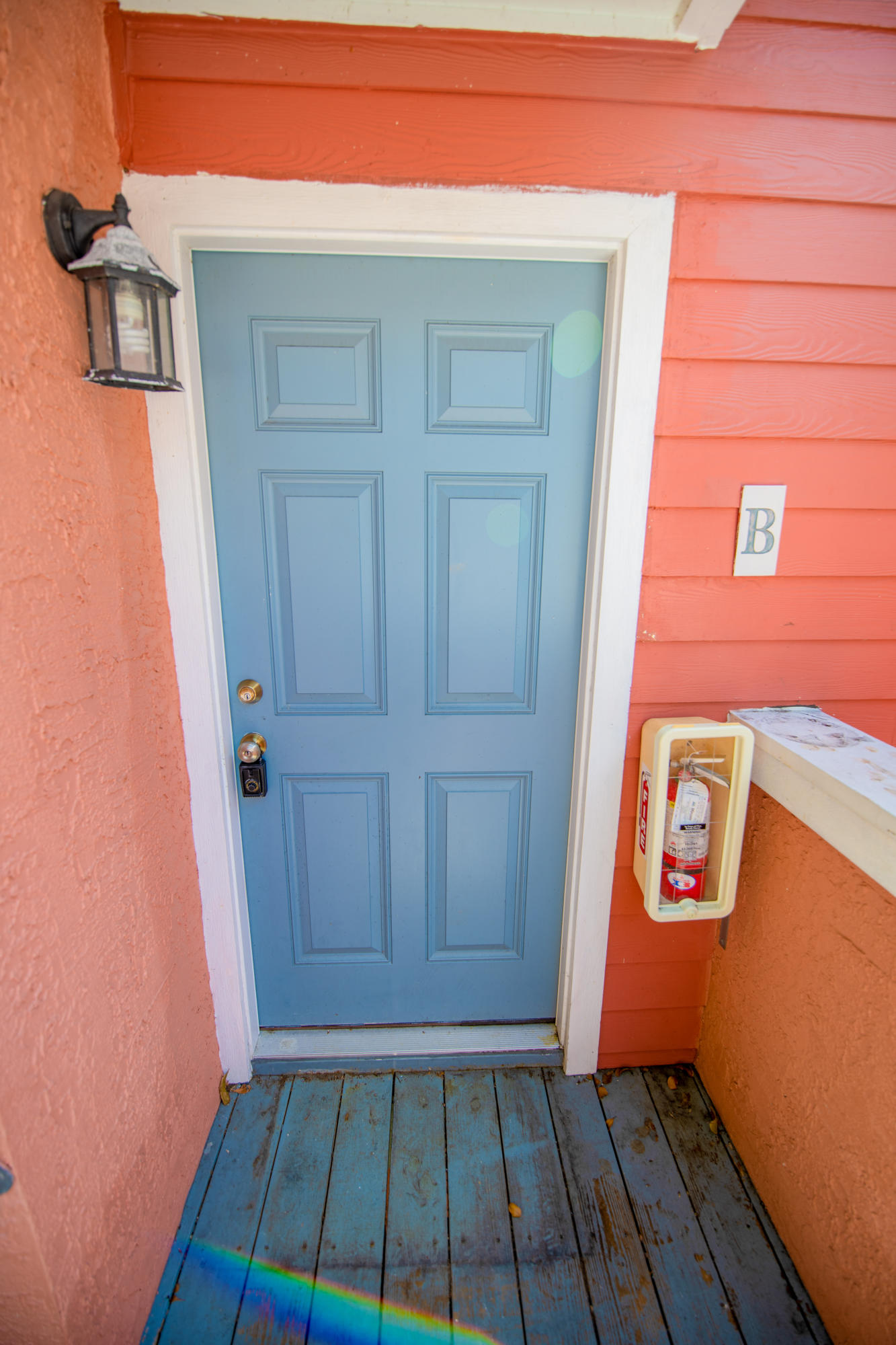 1165 Crystal Way, Unit B Delray Beach, FL 33444 - Photo 5 of 27 a view of a door and wooden floor