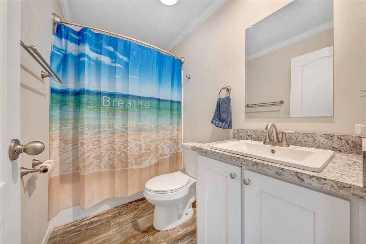 4063 Saunders Road Vinton, VA 24179 - Photo 23 of 37 a bathroom with a sink toilet and shower