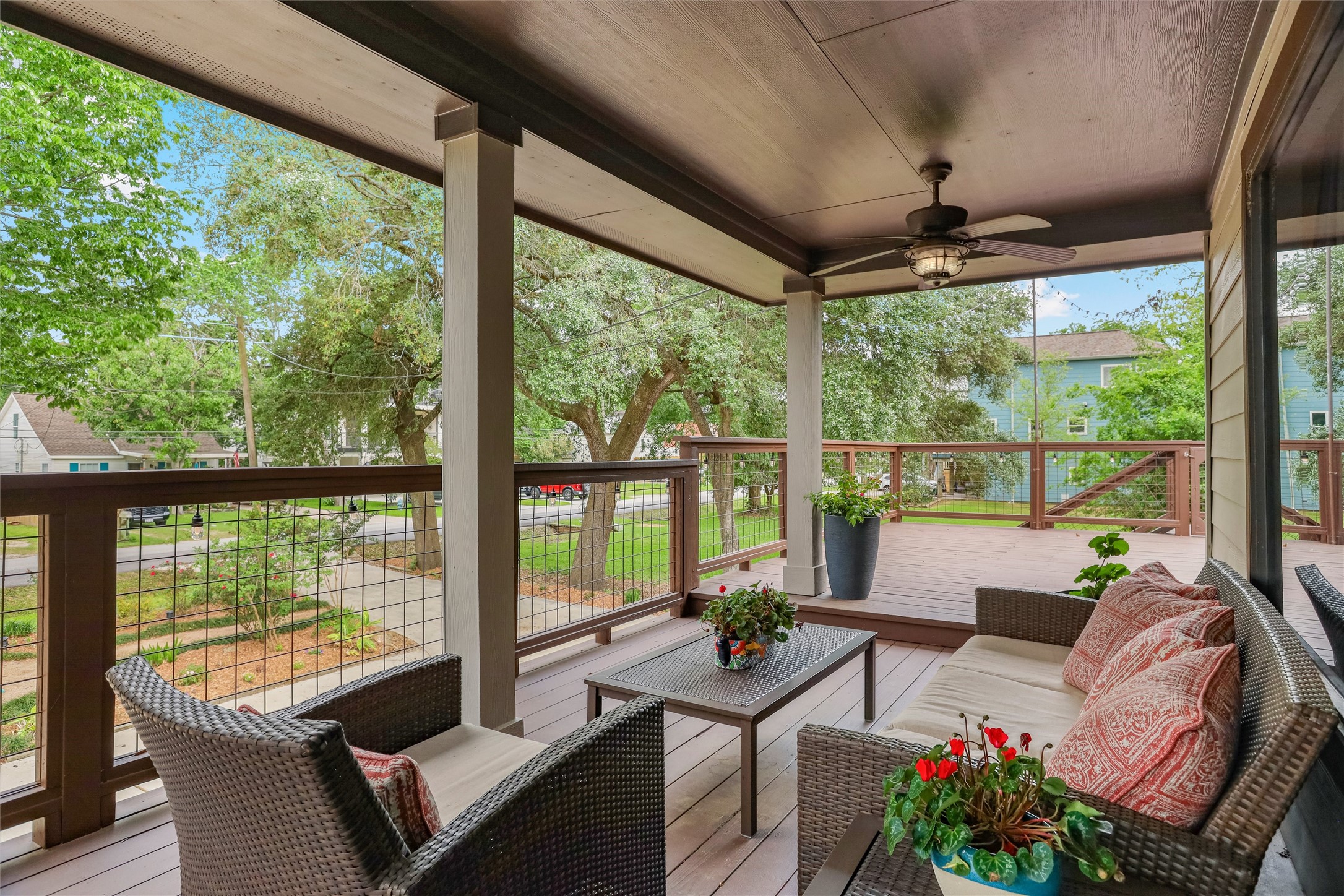 224 Clear Lake Road Clear Lake Shores, TX 77565 - Photo 32 of 50 Covered patio off the kitchen/dining area, perfect for morning coffee or relaxing after a long day