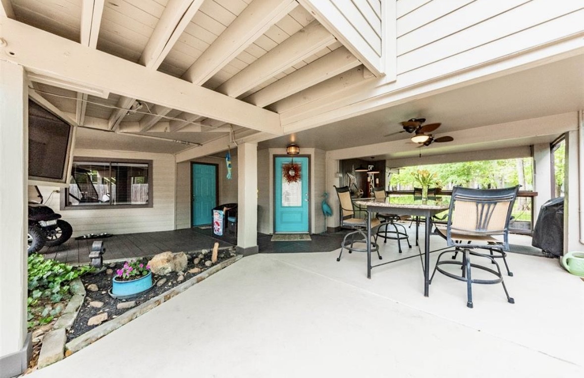 224 Clear Lake Road Clear Lake Shores, TX 77565 - Photo 10 of 50 View under the home to your entry door and covered patio