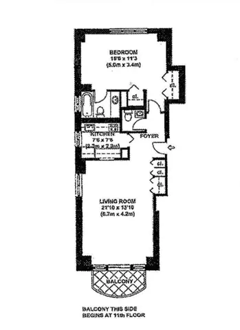$975,000 | 420 East 58th Street, Unit 15A | Sutton Place
