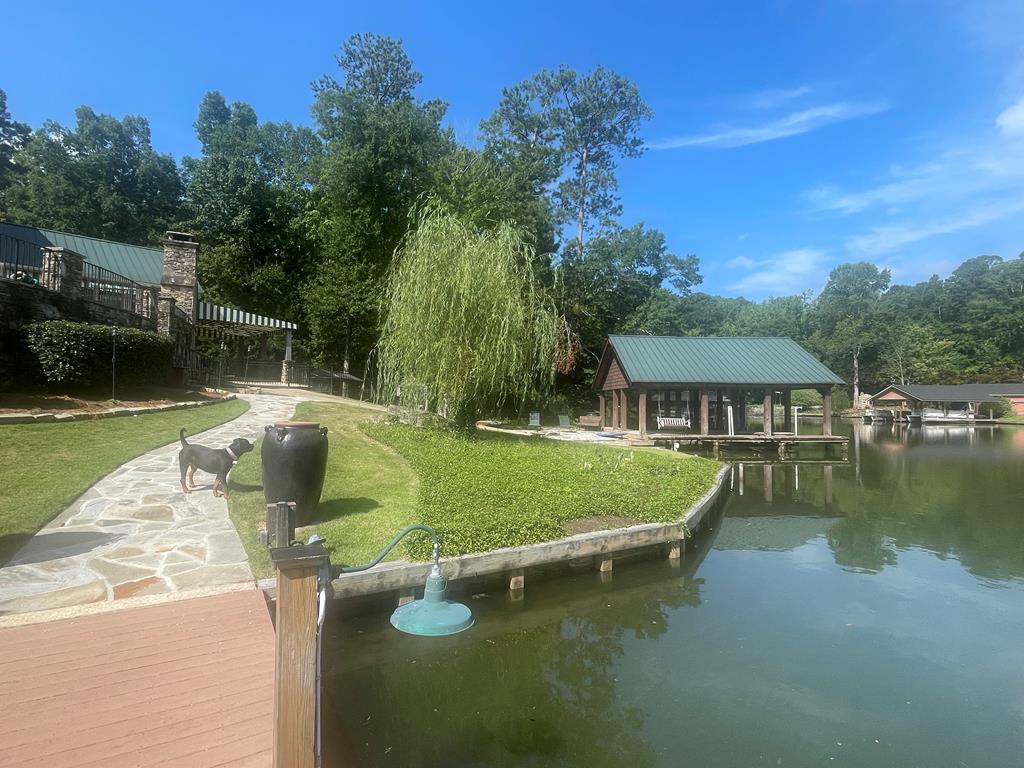 219 Broken Rock Road Hamilton, GA 31811 - Photo 34 of 44 a view of a lake with a house in the background