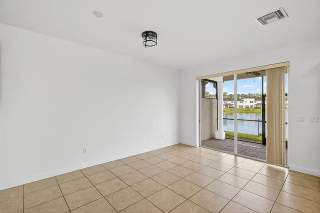 a view of an empty room