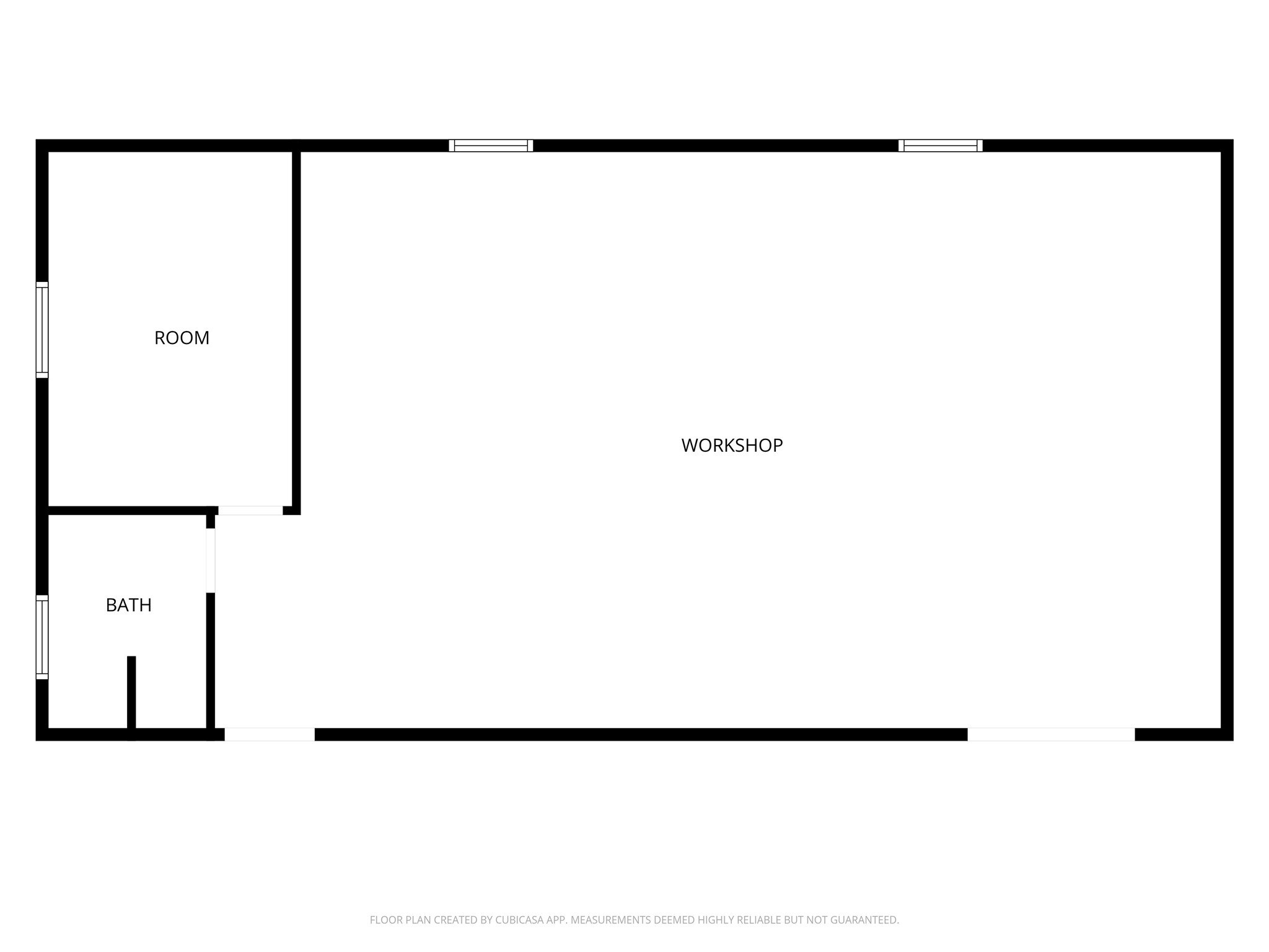 6742 Dusty Lane Conroe, TX 77306 - Photo 38 of 38 Shop Floor Plan