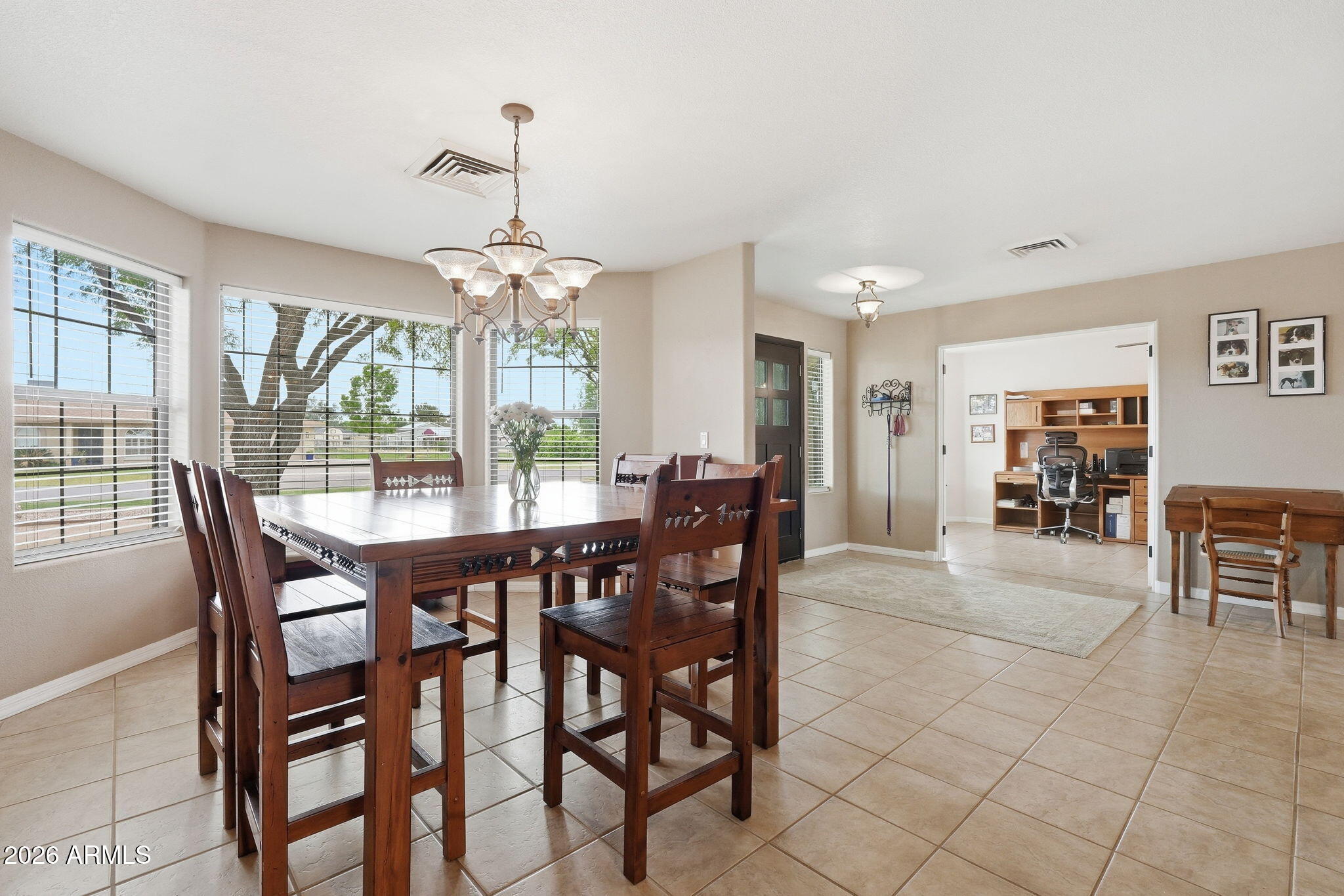 332 East Harrison Street Gilbert, AZ 85295 - Photo 35 of 101 a view of a dining room with furniture window and outside view