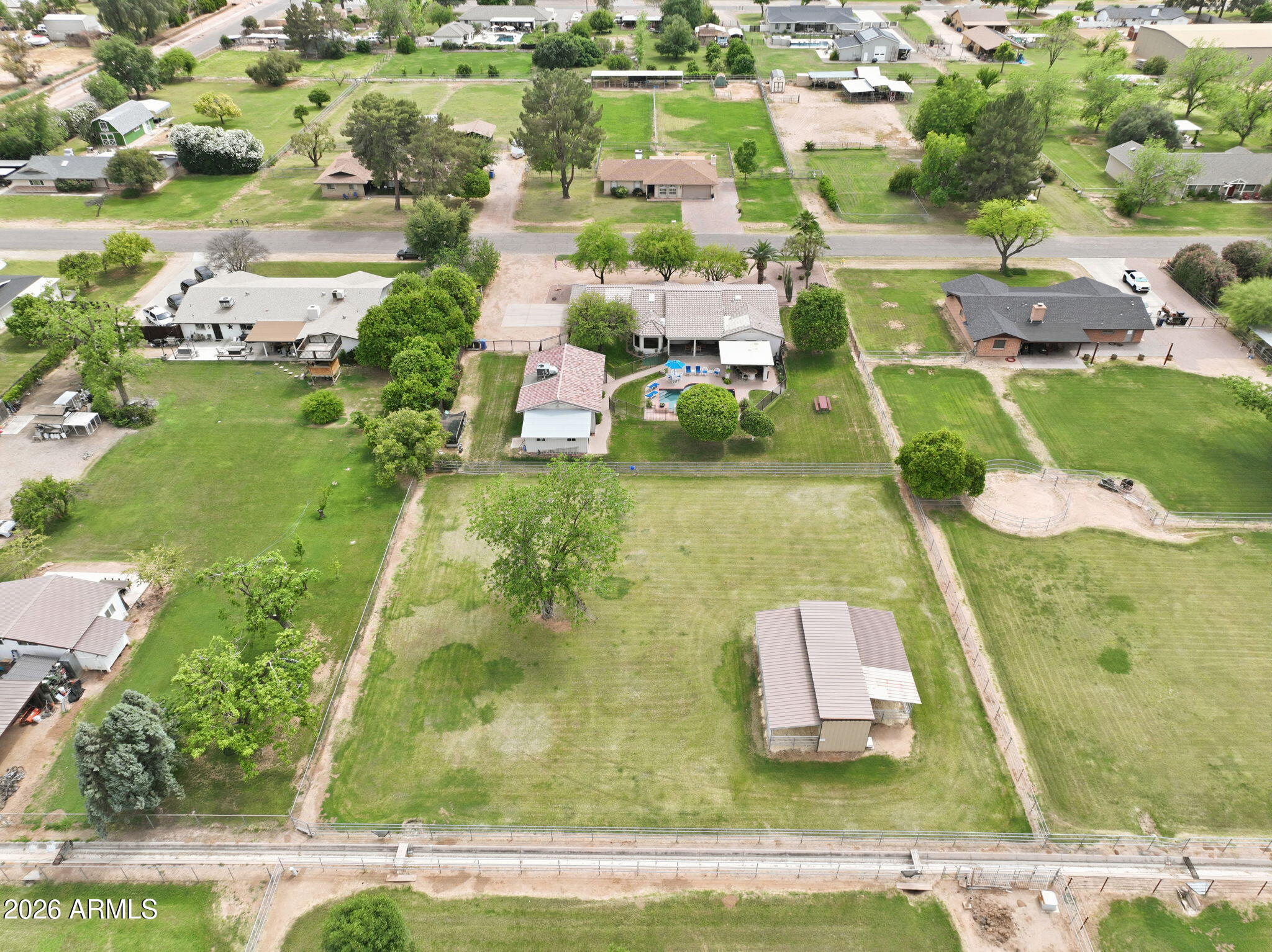 332 East Harrison Street Gilbert, AZ 85295 - Photo 89 of 101 an aerial view of residential houses with outdoor space and parking