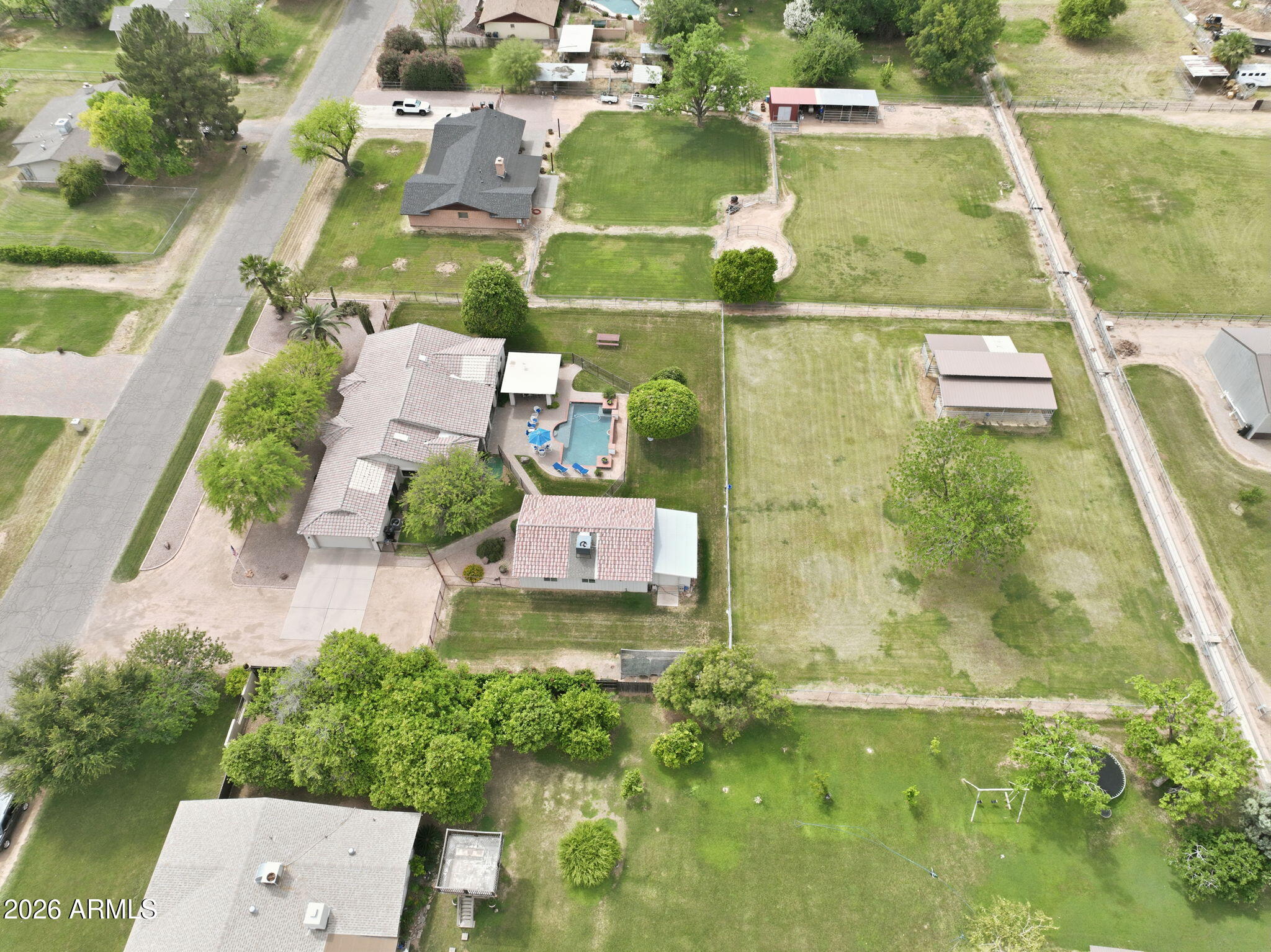 332 East Harrison Street Gilbert, AZ 85295 - Photo 91 of 101 an aerial view of a residential houses with outdoor space
