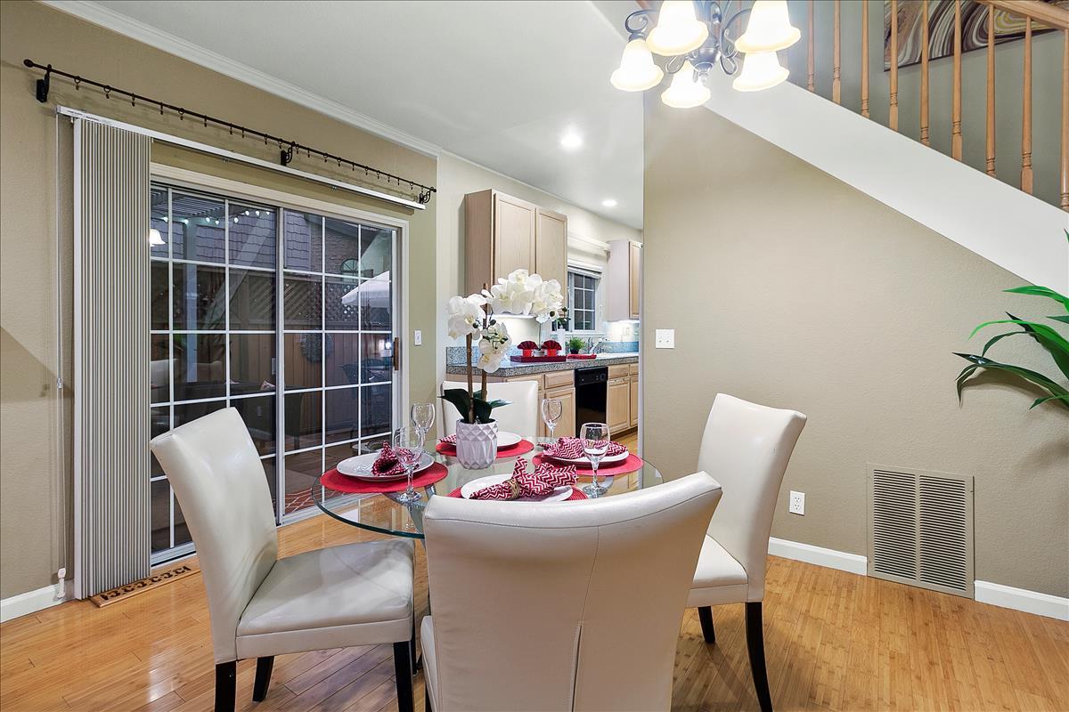 136 Redding Road Campbell, CA 95008 - Photo 8 of 30 a view of a dining room with furniture window and outside view
