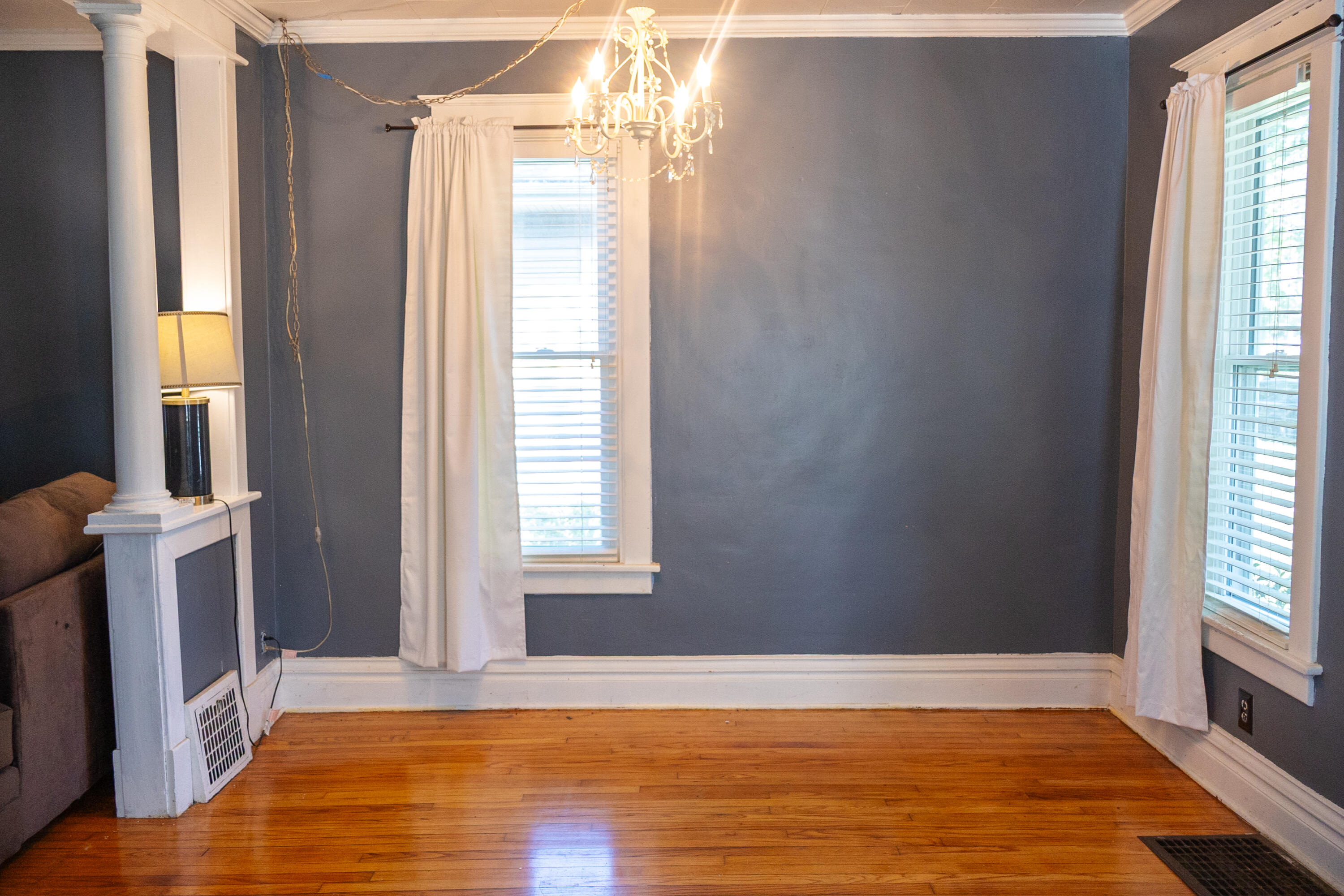 334 Franklin Street Chesterton, IN 46304 - Photo 15 of 20 a view of an empty room with wooden floor and a window