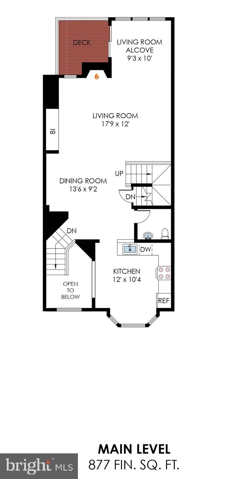 1220 Wild Hawthorn Way Reston, VA 20194 - Photo 49 of 52 Main Level Floor Plan