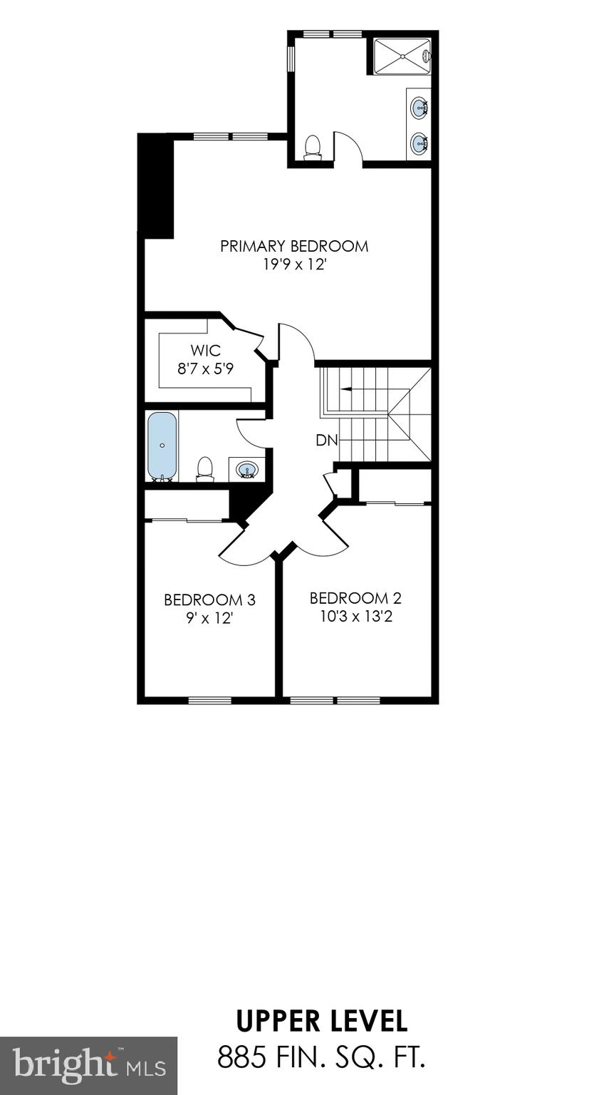 1220 Wild Hawthorn Way Reston, VA 20194 - Photo 50 of 52 Upper Level Floor Plan