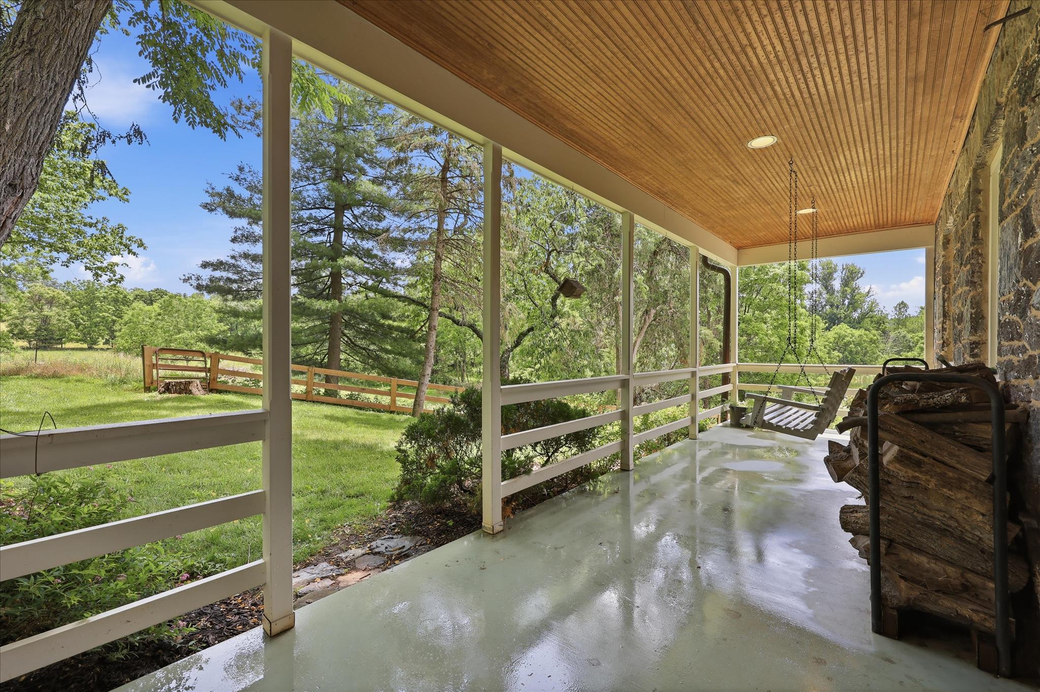 10919 Etzler Mill Road Woodsboro, MD 21798 - Photo 33 of 54 a view of a porch with furniture and garden