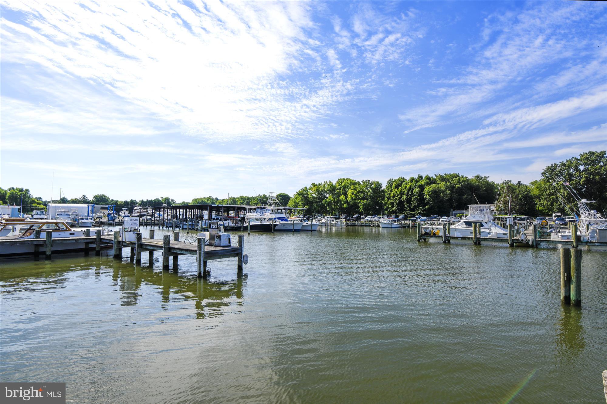119 Kentmorr Road Stevensville, MD 21666 - Photo 19 of 25 a view of a lake with boats and trees in the background