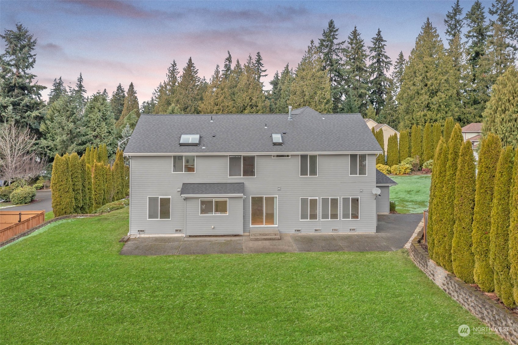 14539 144th Place Southeast Renton, WA 98059 - Photo 36 of 37 a aerial view of a house with a yard