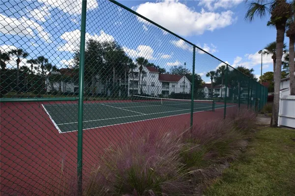 a view of a tennis court