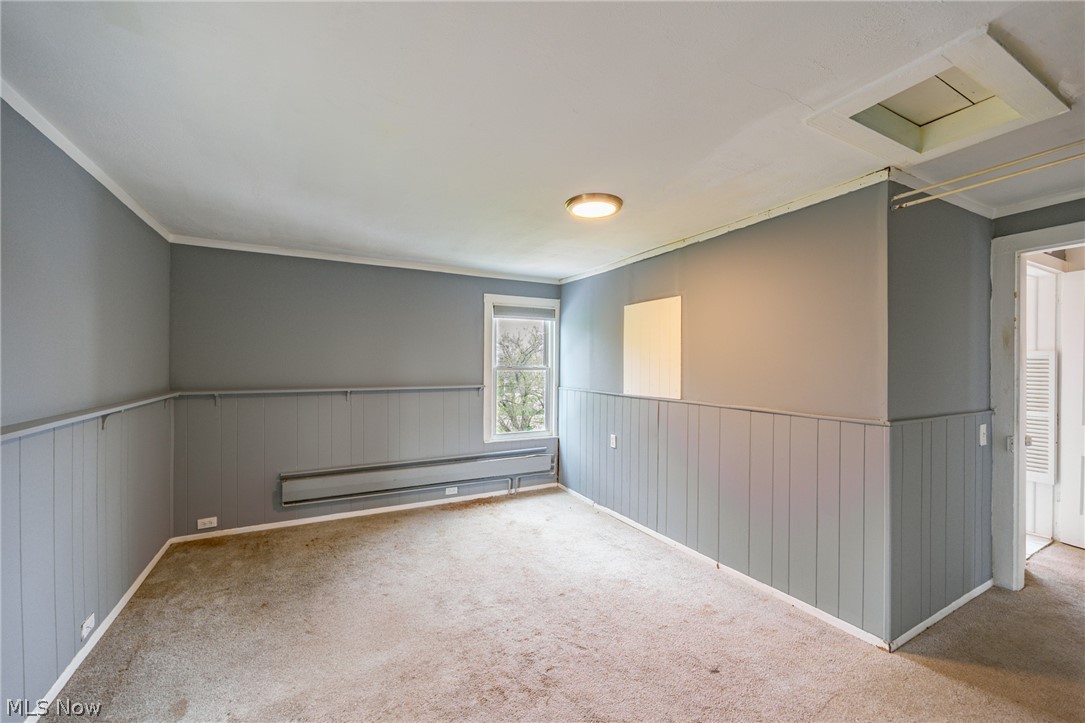 39016 Detroit Road Avon, OH 44011 - Photo 27 of 36 Unfurnished room with ornamental molding and carpet floors