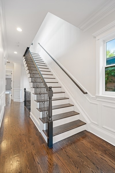 1904 West Wolfram Street Chicago, IL 60657 - Photo 48 of 56 a view of entryway and hall with wooden floor