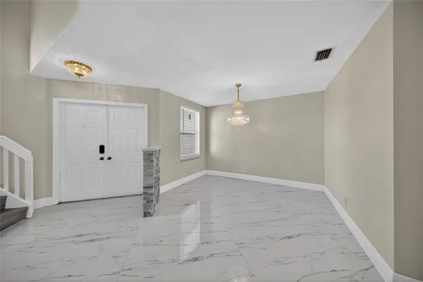 a view of empty room