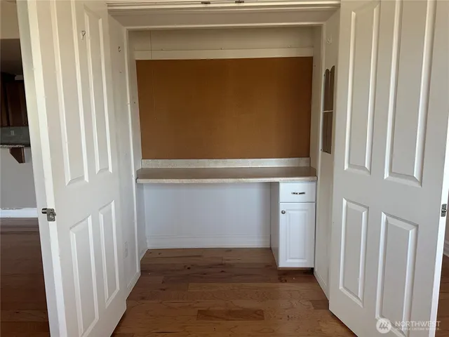 a view of front door