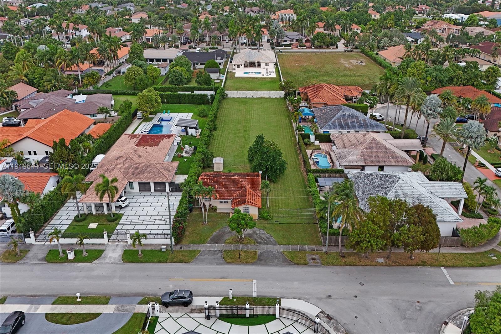 13401 Southwest 38th Street Miami, FL 33175 - Photo 30 of 45 an aerial view of residential houses with outdoor space and street view