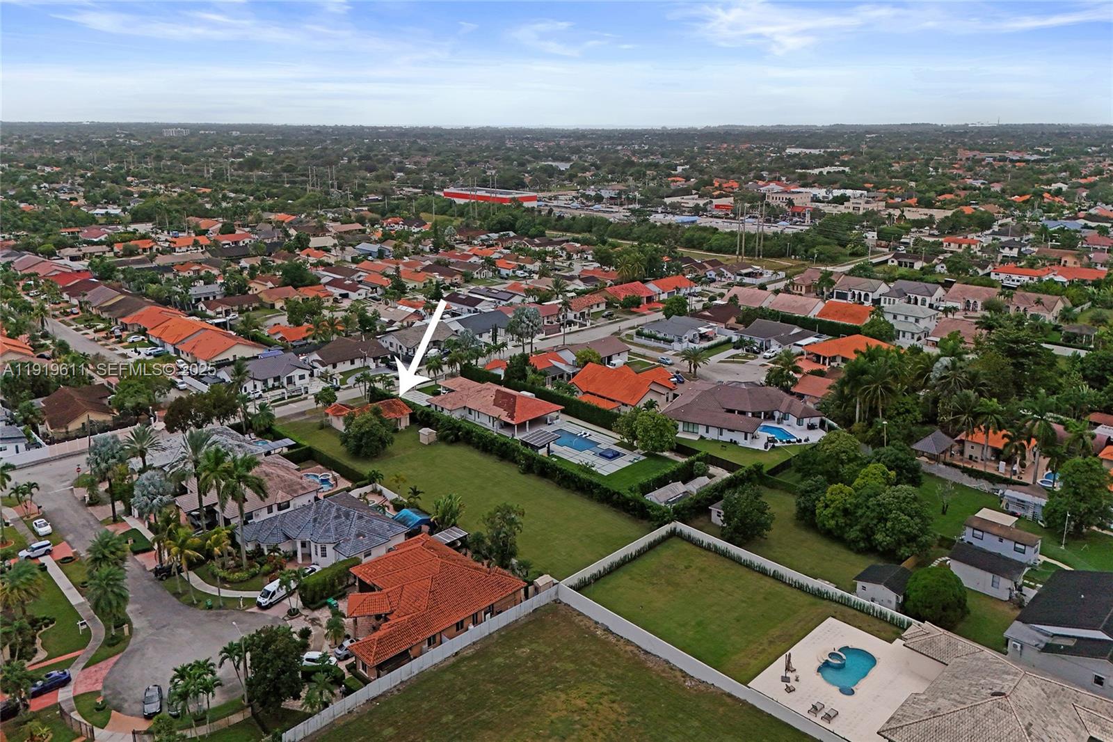 13401 Southwest 38th Street Miami, FL 33175 - Photo 32 of 45 an aerial view of residential houses with outdoor space